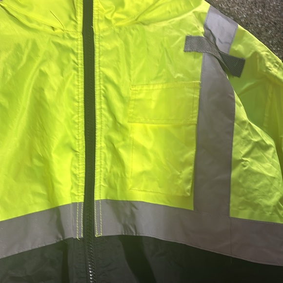 Body Guard Safety Gear Heavyweight Yellow Reflective Warm Jacket - Picture 5 of 9